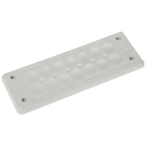 Trelleborg MH-24 F 20-1 LIGHT GREY UL94 V-0 IP65 | TPE | Screw Genomförandeplatta TPE Grå 1 st