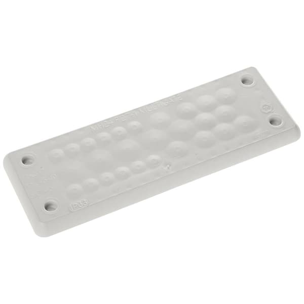 Trelleborg MH-24 F27-1 LIGHT GREY UL94 V-0 IP65 | TPE | Screw Genomförandeplatta TPE Grå 1 st