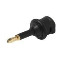 Shiverpeaks BASIC-S - Digital lydadapter (optisk) - SPDIF - Mini-TOSLINK (M) til TOSLINK (W) - fiberoptisk - støbt