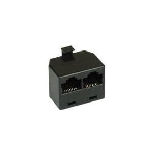 InLine - ISDN-fordeler - 1 x RJ-45 (M) - 2 x RJ-45 (W) - uden afslutningsmodstand (69934)