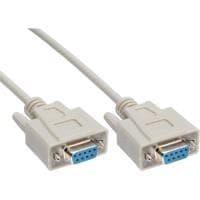 InLine nollamodeemikaapeli DB9/B-DB9/B potted 3,0m (12224)