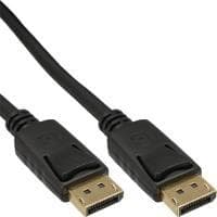 INLINE - Video-/lydkabel - DisplayPort, 20-benet (M) - DisplayPort, 20-benet (M) - 1,0 m