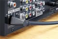 Miniatyrbild 3 av 5: Goobay Digital optisk Toslink ljudkabel med vinklad kontakt - 4mm - 1 meter