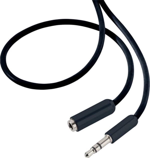SpeaKa Professional SP-7870468 Jackstik Audio forlængerkabel [1x Jack stik han 3,5 mm - 1x Jack stik hun 3,5 mm] 3,00 m