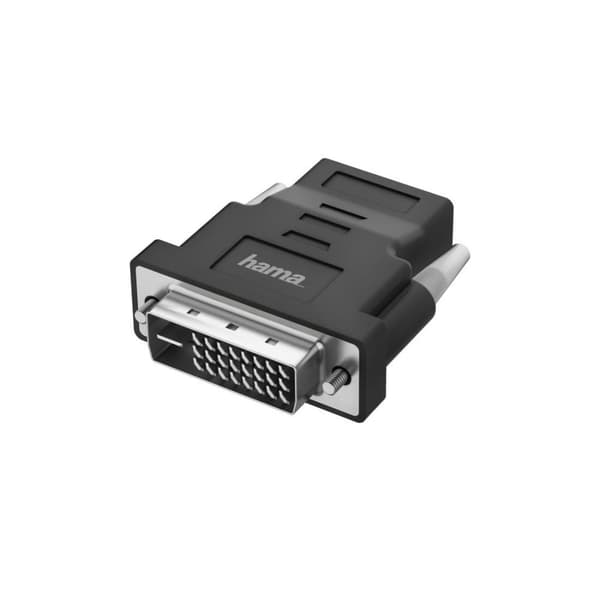 Hama - Videoforbindelse - Dual Link - HDMI / DVI - DVI-D (S) til HDMI (W) - sort - 4K-understøttelse