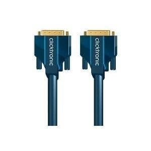 ClickTronic Casual Series - DVI-kabel - DVI-D (M) til DVI-D (M) - 7,5 m