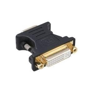 InLine - DVI Adapter - DVI-I (F) - HD-15 (M) - Fingerskruer - Sort (17790P)