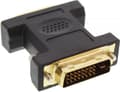 Pikkukuva 1 / 5: InLine DVI-D Dual Link (m) - DVI-I Dual Link (f) Sovitin - Kullattu / Musta