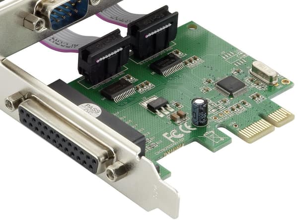 Conceptronic SPC01G - Adapter parallell/seriell - PCIe - RS-232 x 2 + parallell x 1