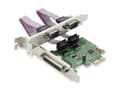 Miniatyrbild 1 av 6: Conceptronic SPC01G - Adapter parallell/seriell - PCIe - RS-232 x 2 + parallell x 1