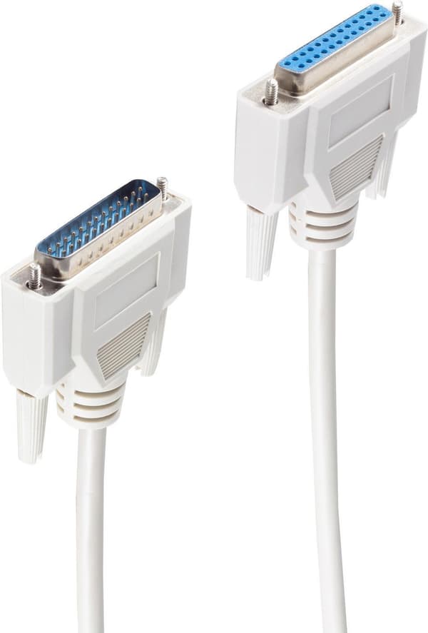 shiverpeaks BASIC-S 25-pin Sub-D forlængerkabel, 3,0 m 25-pin Sub-D stik - 25-pin Sub-D kobling, - 5 stykker (BS78023-3)
