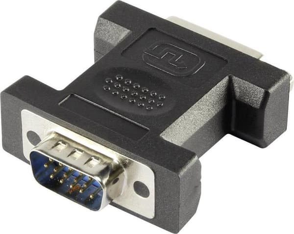 Renkforce RF-4212234 DVI / VGA Adapter [1x DVI-stik 24+5-polet - 1x VGA-stik] Hvid Skrubar