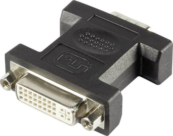 Renkforce RF-4212234 DVI / VGA Adapter [1x DVI-stik 24+5-polet - 1x VGA-stik] Hvid Skrubar