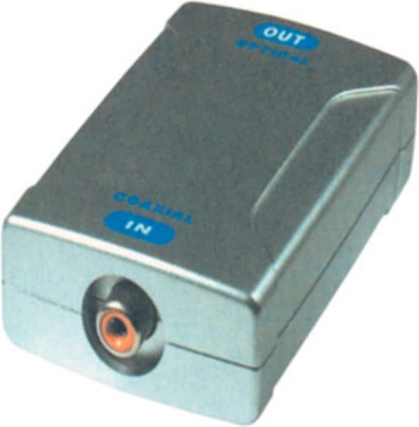 Konverter RCA kobling/Toslink kobling (OC 69115)