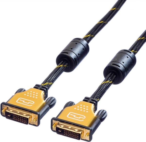 ROLINE GOLD monitorkabel DVI, ST-ST (24+1) dual link 1,0m (11.04.5511)