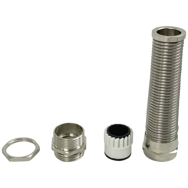 TRU COMPONENTS HX-NZM30 Kabelförskruvning med dragavlastning M30 Mässing Mässing 1 st