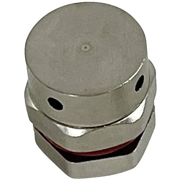 TRU COMPONENTS HX-BF-M6 Tryckkompensering element M6 Mässing (förnicklad) Mässing 1 st