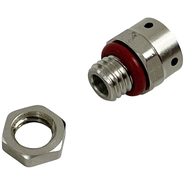 TRU COMPONENTS HX-BF-M8 Tryckkompensering element M8 Mässing (förnicklad) Mässing 1 st