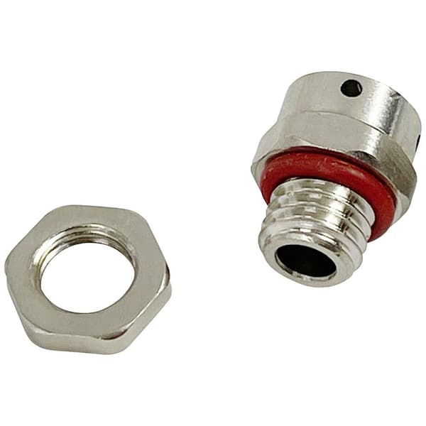 TRU COMPONENTS HX-BF-M10 Tryckkompensering element M10 Mässing (förnicklad) Mässing 1 st