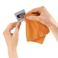 Miniatyrbillede 7 af 8: Hama antistatisk renseklud (brillerenseklud eller til rengøring af kameraer, linser, filtre, mobiltelefon- og tabletskærme, plader, negativer, dias, k