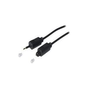 Shiverpeaks BASIC-S - Digitalt lydkabel (optisk) - SPDIF - TOSLINK (S) til Mini-TOSLINK (S) - 5 m - fiberoptisk - sort - støbt