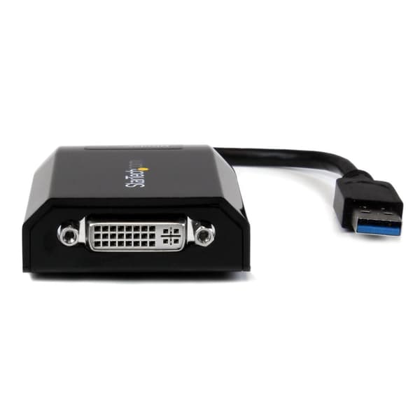 StarTech.com USB3.0–DVI/VGA-videosovitin - Ulkoinen usean näytön näytönohjain - 2048x1152 - Ulkoinen videosovitin - DisplayLink DL-3100N - 512 Mt DDR2