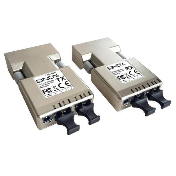 LINDY DVI-D Extender, Transmitter og Receiver - Video Extender - op til 500 m (38301)