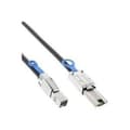 Miniatyrbild 1 av 2: InLine 27639C Extern Mini SAS HD-kabel, SFF-8644 till SFF-8088, 6Gb/s, 2m