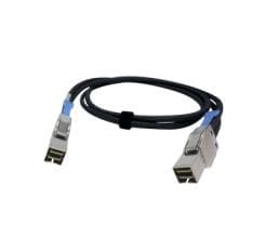 QNAP - Eksternt SAS-kabel - SAS 12Gbit/s - 4x Mini SAS HD (SFF-8644) (M) til 4x Mini SAS HD (SFF-8644) (M) - 2 m - Sort