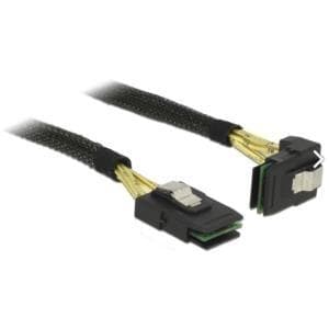 DeLOCK - Internt SAS-kabel - SAS 6Gbit/s - 36-pin 4x Mini SAS (SFF-8087) (M) - 36-pin 4x Mini SAS (SFF-8087) (M) - 1,0m - 90 graders forbindelse (8364
