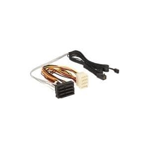 DeLOCK - Internt SAS-kabel - med sidebånd - SAS 6Gbit/s - intern SAS, 29-benet (SFF-8482) (W) til intern strømforsyning, 4-benet, 4x Mini SAS HD (SFF-