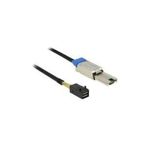DeLOCK - Extern SAS-kabel - SAS 6Gbit/s - 26 stift 4x Mini SAS (M) till 4x Mini SAS HD (SFF-8643) (M) - 1 m (83620)