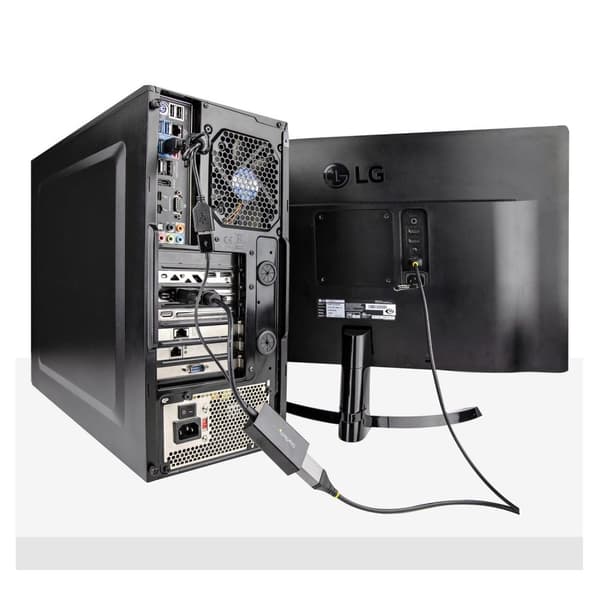 StarTech.com DVI2DP2 - DVI-D till DP-videoadapter