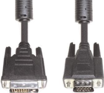 e+p DVI 4 videokabeladapter 2 m DVI-I D-sub (DB-25) Sort