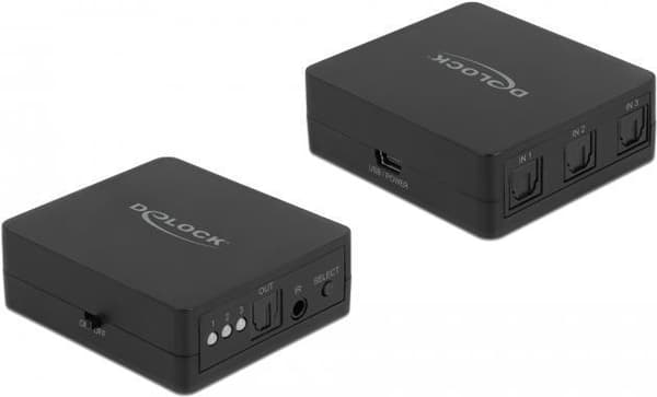 Delock - äänikytkin - 3 x SPDIF - pöytäkone (63395)