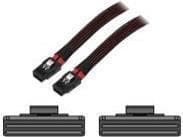 DIGITUS - Internt SAS-kabel - 4-bane - 36 PIN 4iMini MultiLane (M) til 36 PIN 4iMini MultiLane (M) - 50 cm - Snappet - Rød