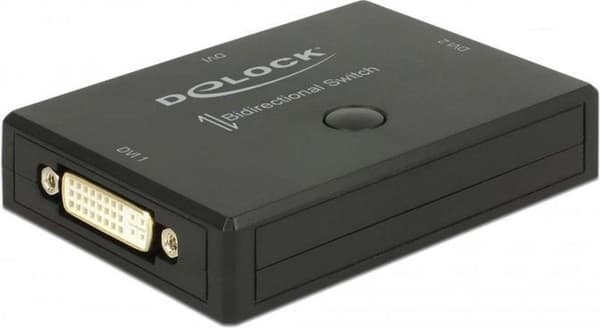 DeLOCK dubbelriktad DVI-switch 2 till 1 (4K 30Hz)