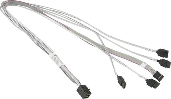 Supermicro kabel adaptere / adaptere MiniSAS / 4 SATA 0,55 m