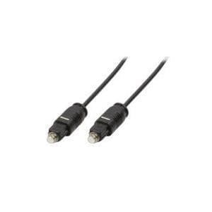 Logilink - Digital ljudkabel (optisk) - TOSLINK (M) - TOSLINK (M) - 5 m - fiberoptisk - svart (CA1010)