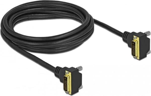 DeLOCK 85907 DVI kabel 3 m DVI-D Sort