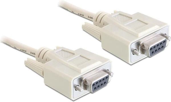 InLine Serial RS232 nulmodemkabel 9-pin SUB-D (v) - 9-pin SUB-D (v) - 10 meter