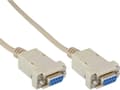 Miniatyrbillede 1 af 4: InLine Serial RS232 nulmodemkabel 9-pin SUB-D (v) - 9-pin SUB-D (v) - 10 meter