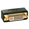 Miniatyrbillede 2 af 2: Lindy Premium - Portbeskytter - DVI-I (M) - DVI-I (W) - støbt - Sort (41099)