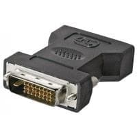 Wentronic Goobay DVI-I/DVI-D-adapter, DVI-I-stik dual-link (24+5-bens), sort - DVI-I-stik dual-link (24+5-bens) > DVI-D-stik dual-Link (24+1 ben) (685