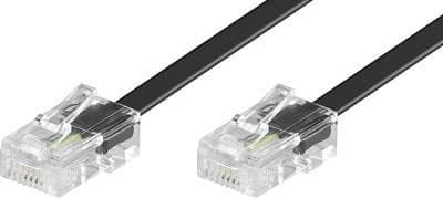 Basetech ISDN-anslutningskabel [1x RJ45-kontakt 8p4c - 1x RJ45-kontakt 8p4c] 15 m svart Basetech (1602135)