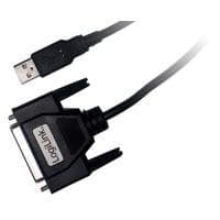 Adapteri LogiLink USB 2.0 - D-Sub 25-nastainen rinnakkais M/F 1,8m (UA0054)