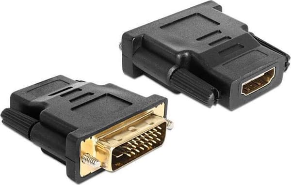 Delock Adapter DVI 24+1-bens stik - HDMI Buchse