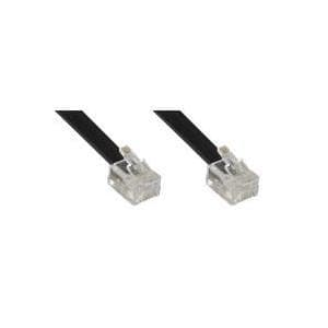 InLine 18844 RJ12 modulkabel, hane/hane, 6-tråds, 6P6C, 3m