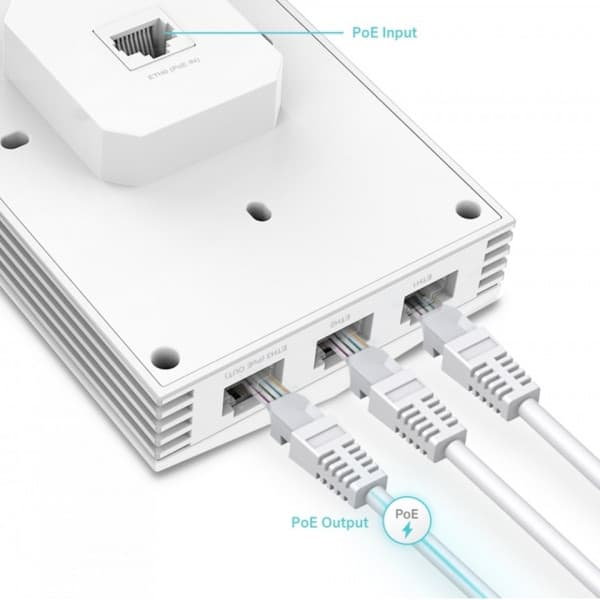 TP-LINK Omada EAP655-Wall Dual-band WiFi 6 basstation
