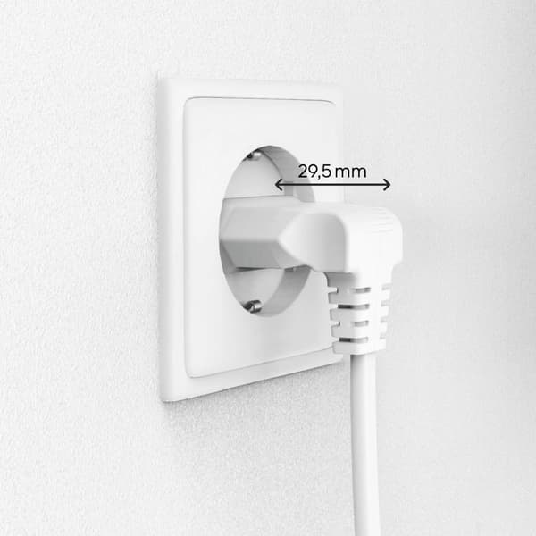 Hama 00223285 Ström Strömsladd Vit 5 m